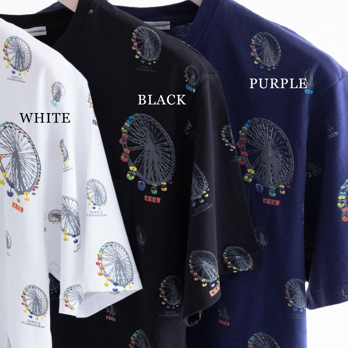 マリア ラ ルオータ ショート スリーブ Tシャツ(3色)|DANIELE ALESSANDRINI
