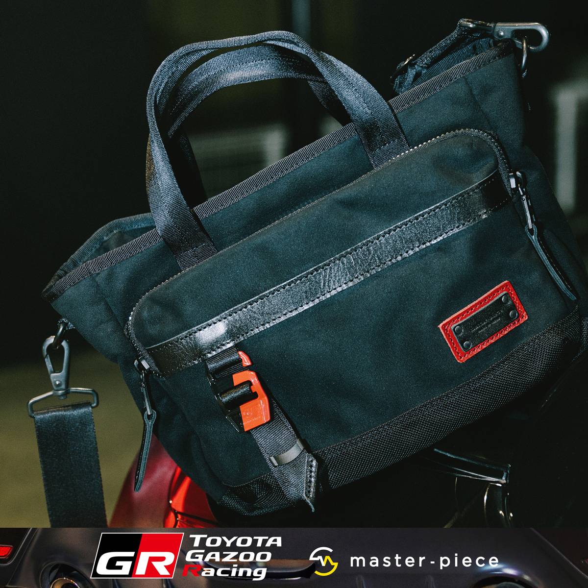 master-piece（マスターピース）TOYOTA GAZOO Racing ミニトートバッグ