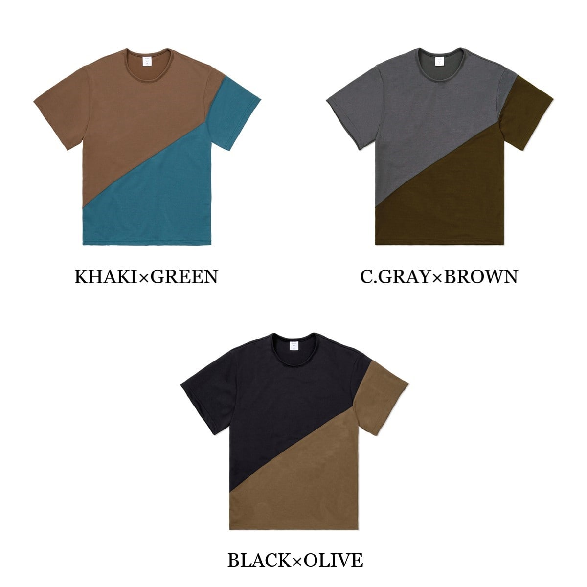 バイアス カット ビッグ Tシャツ(3色)|MISTERGENTLEMAN
