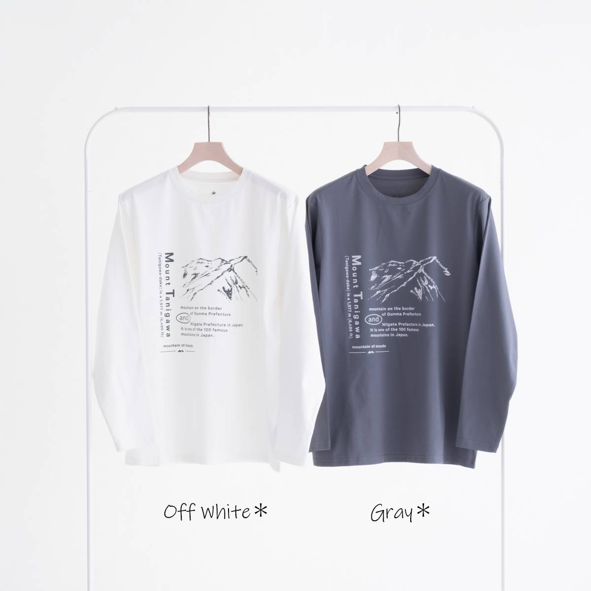マウンテンオブムーズ コラボ Mt Tanigawa ロング スリーブ Tシャツ(2色)|Snow Peak