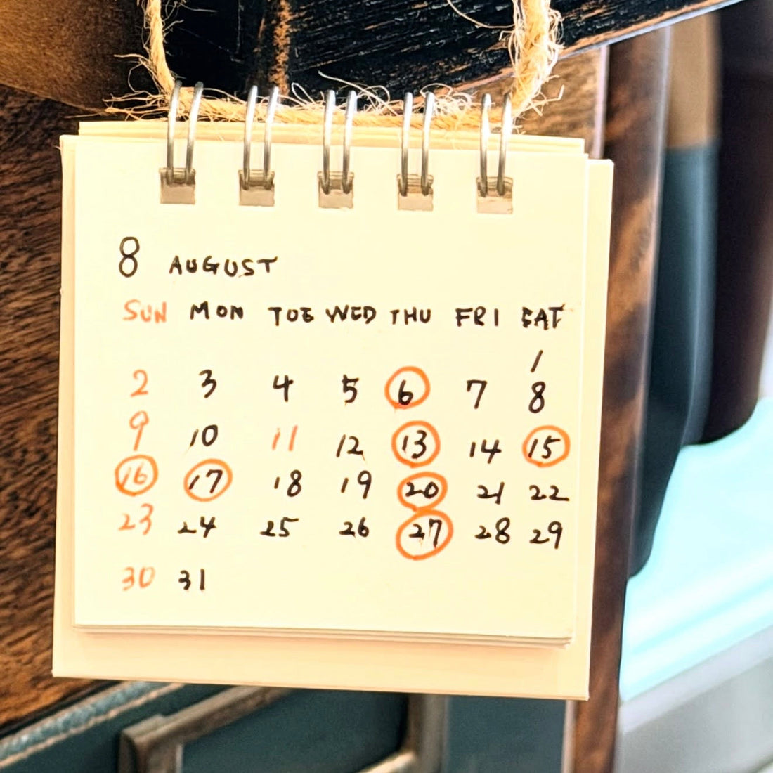 8月オープン日のお知らせ