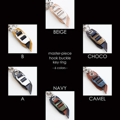 master-piece hook buckle key ring（6色）