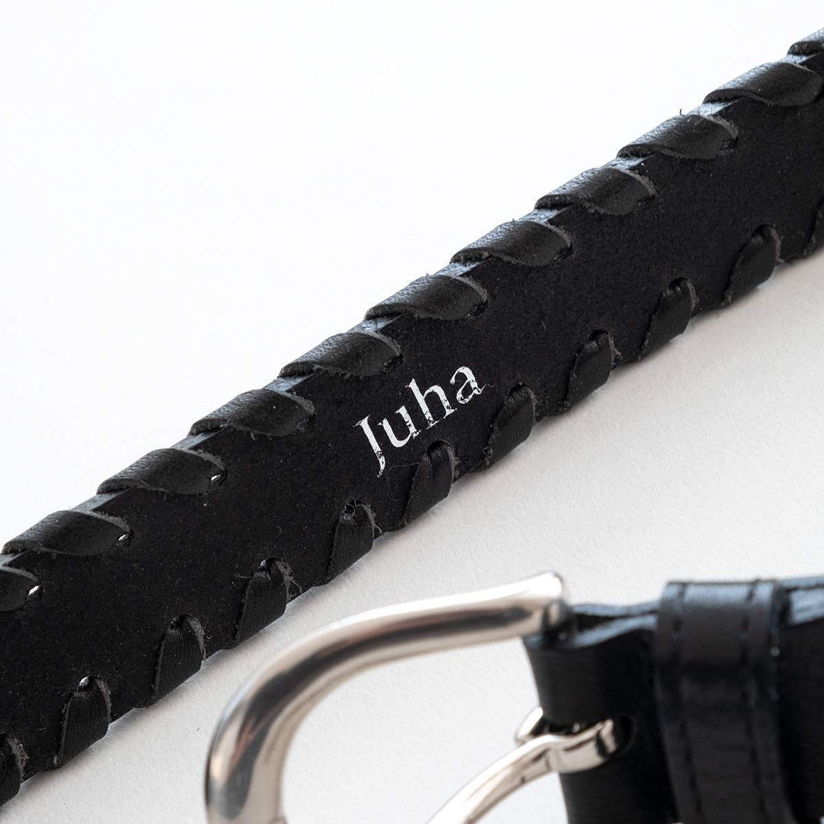 ブレイデッド レザー ベルト｜Juha