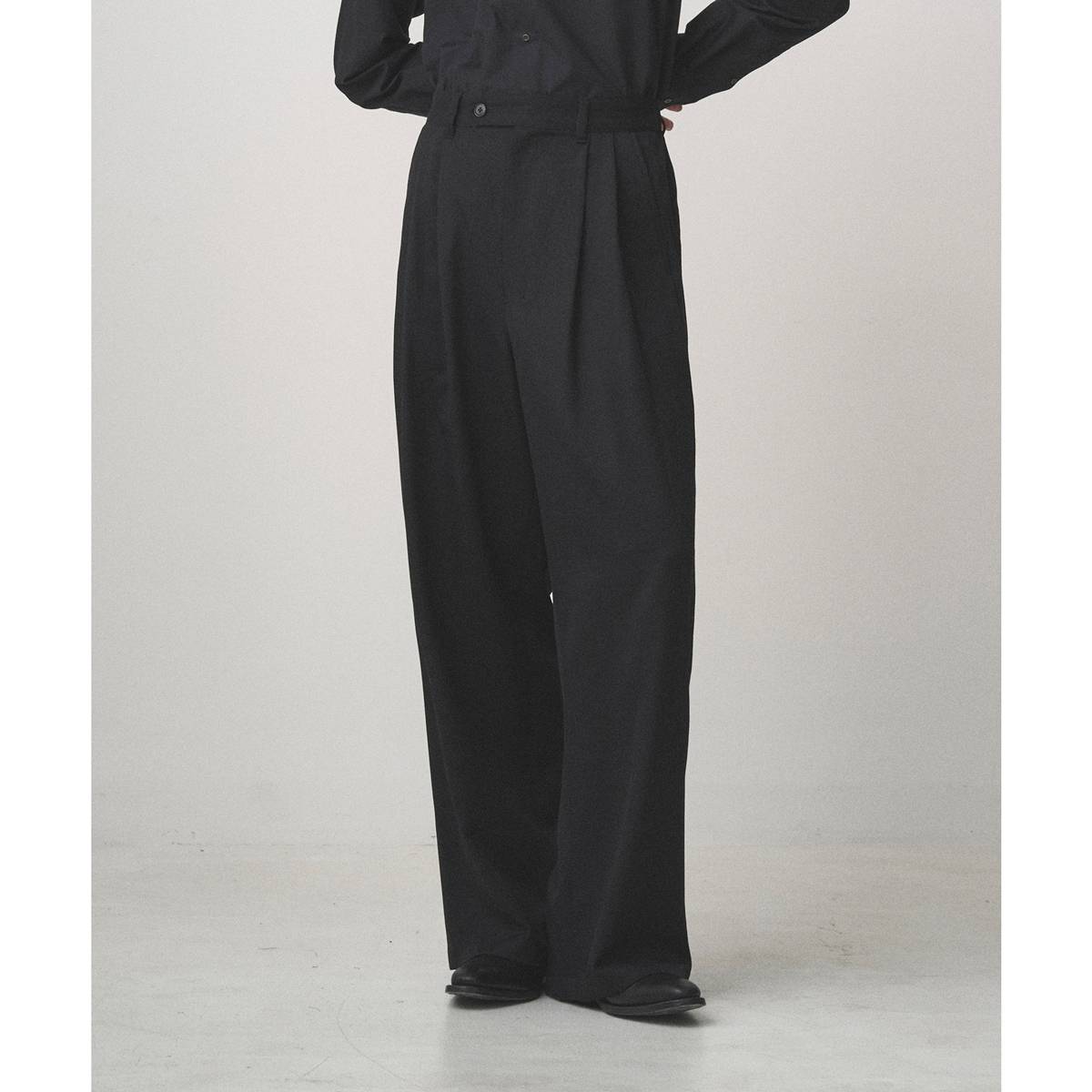 Juha 2TUCK WIDE EASY PANTS