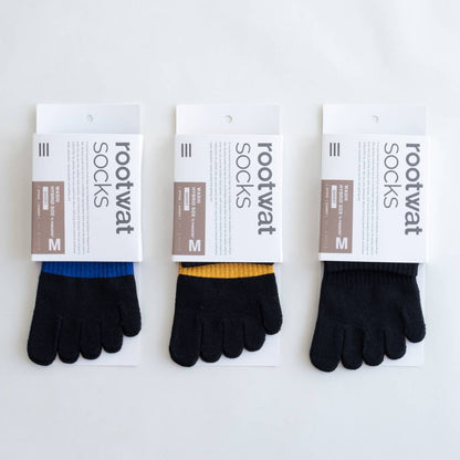 ソルト 和紙 ハイブリッド ソックス 5本指（3色）｜rootwatsocks
