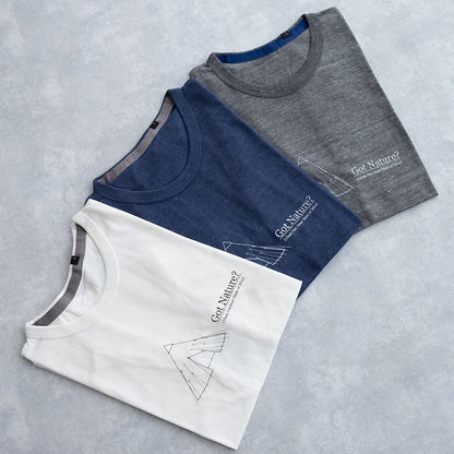 オリジナル Tシャツ ゴット ネイチャー ?（3色）｜mountain of moods