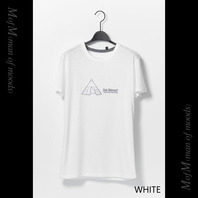 オリジナル Tシャツ ゴット ネイチャー ?（3色）｜mountain of moods