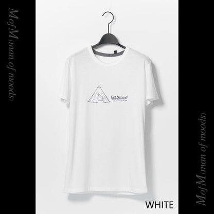 オリジナル Tシャツ ゴット ネイチャー ?（3色）｜mountain of moods