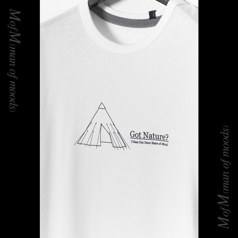 オリジナル Tシャツ ゴット ネイチャー ?（3色）｜mountain of moods