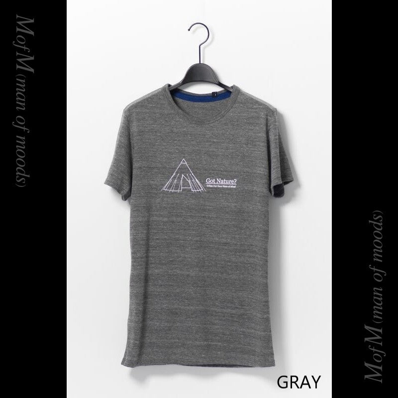 オリジナル Tシャツ ゴット ネイチャー ?（3色）｜mountain of moods