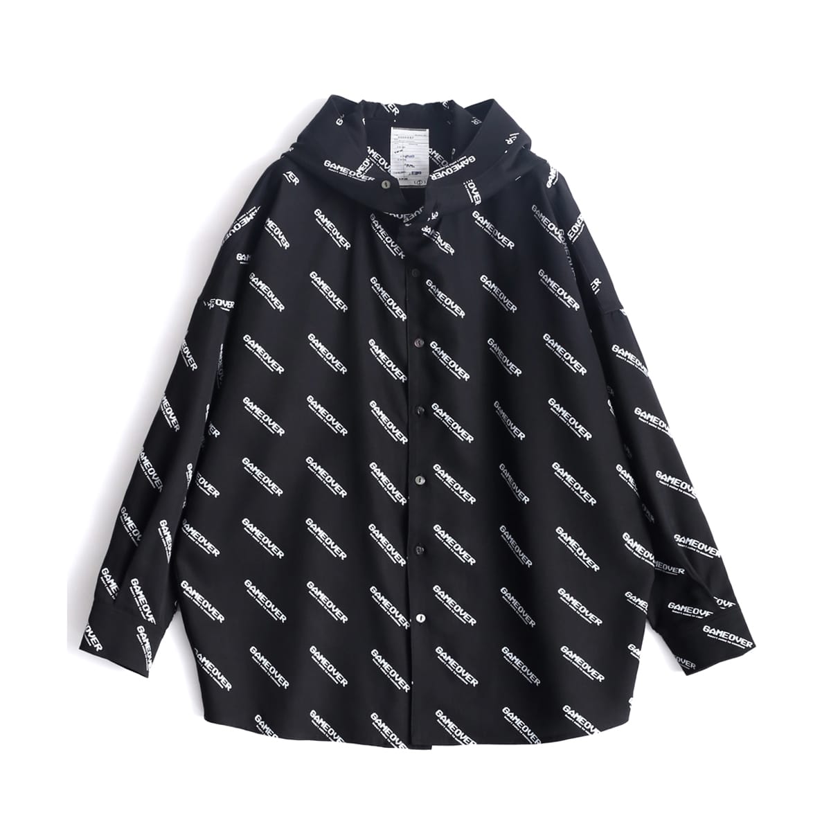 SHAREEF GAME OVER LOGO HOODIE SHIRTS（2色）