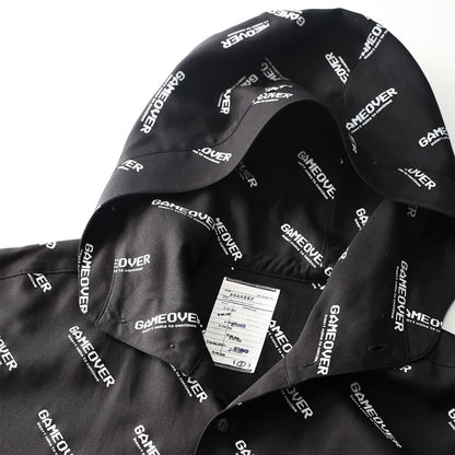 SHAREEF GAME OVER LOGO HOODIE SHIRTS（2色）