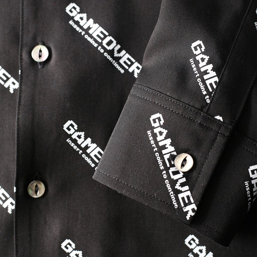 SHAREEF GAME OVER LOGO HOODIE SHIRTS（2色）