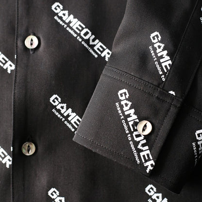 SHAREEF GAME OVER LOGO HOODIE SHIRTS（2色）