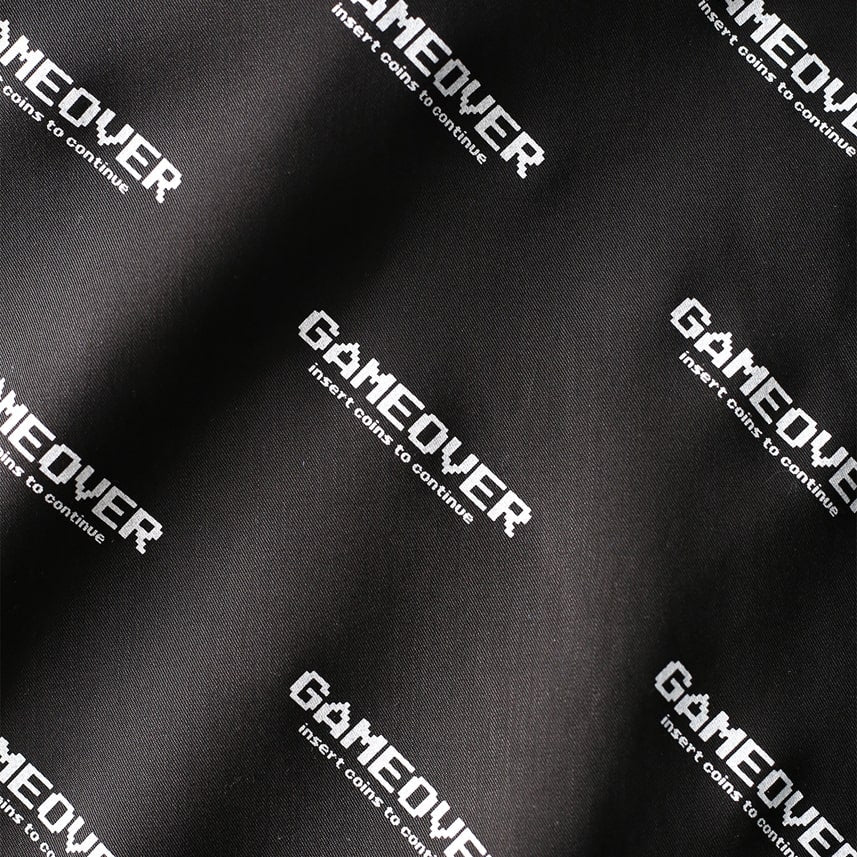 SHAREEF GAME OVER LOGO HOODIE SHIRTS（2色）