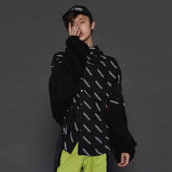 SHAREEF GAME OVER LOGO HOODIE SHIRTS（2色）