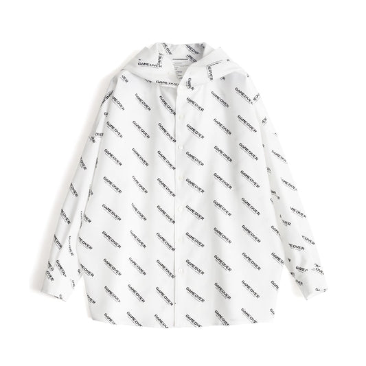 SHAREEF GAME OVER LOGO HOODIE SHIRTS（2色）
