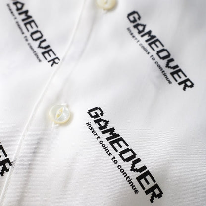 SHAREEF GAME OVER LOGO HOODIE SHIRTS（2色）