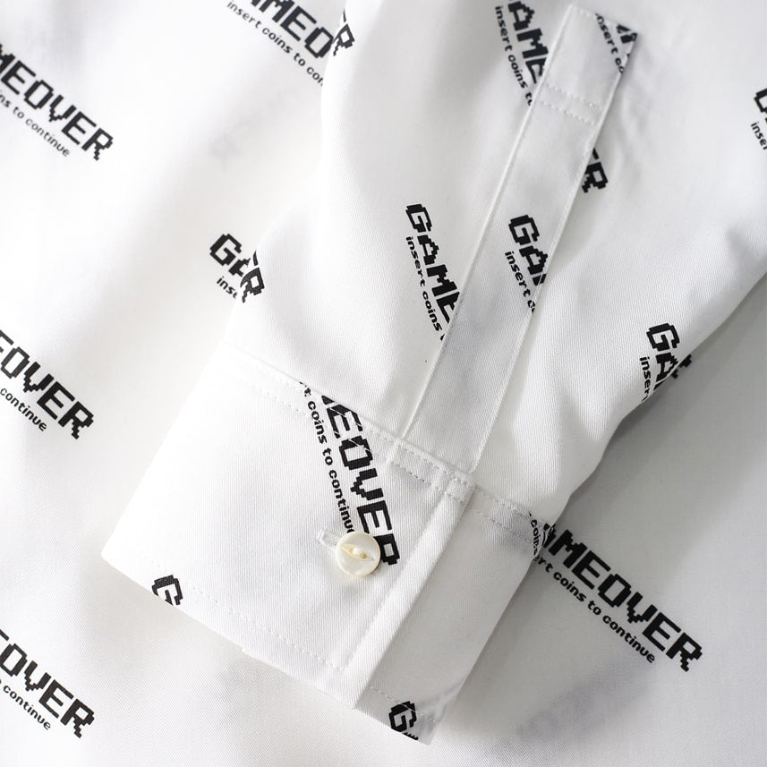 SHAREEF GAME OVER LOGO HOODIE SHIRTS（2色）