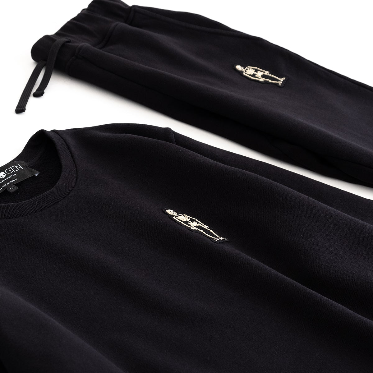 HYDROGEN SKULL CREWNECK SWEAT SHIRT