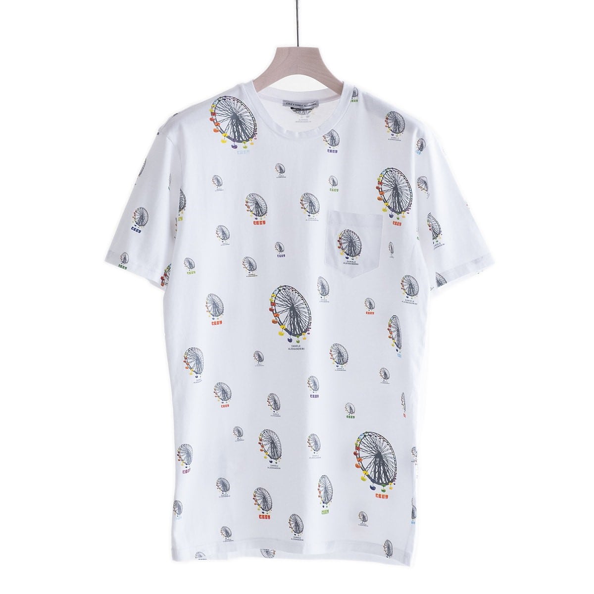 マリア ラ ルオータ ショート スリーブ Tシャツ（3色）｜DANIELE ALESSANDRINI