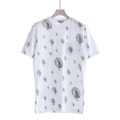 マリア ラ ルオータ ショート スリーブ Tシャツ（3色）｜DANIELE ALESSANDRINI