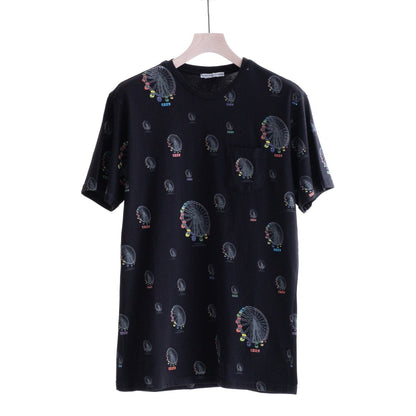マリア ラ ルオータ ショート スリーブ Tシャツ（3色）｜DANIELE ALESSANDRINI