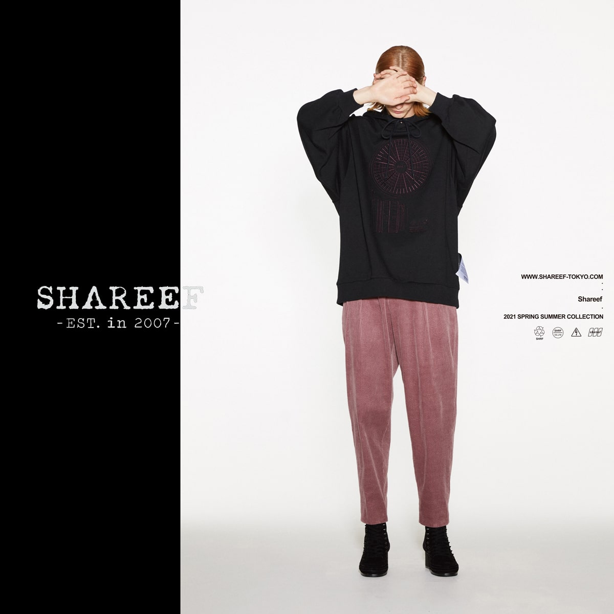 SHAREEF（シャリーフ）CIRCULATOR EMBROIDERY BIG PARKA 正規取扱通販