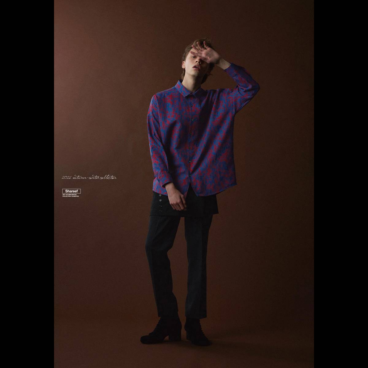 ブラード ジャカード ロング スリーブ シャツ（3色）｜SHAREEF｜FEEL EASY