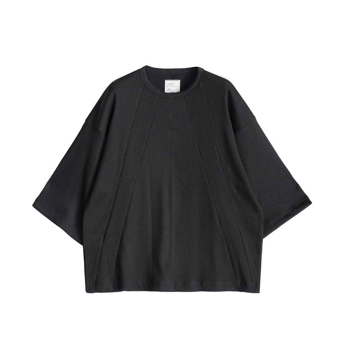 ポリエステル リブ ショート スリーブ ビッグ Tシャツ（3色）｜SHAREEF