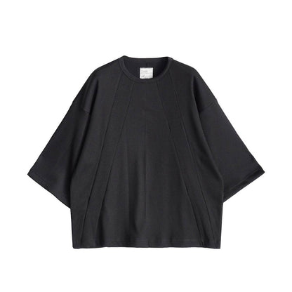 ポリエステル リブ ショート スリーブ ビッグ Tシャツ（3色）｜SHAREEF