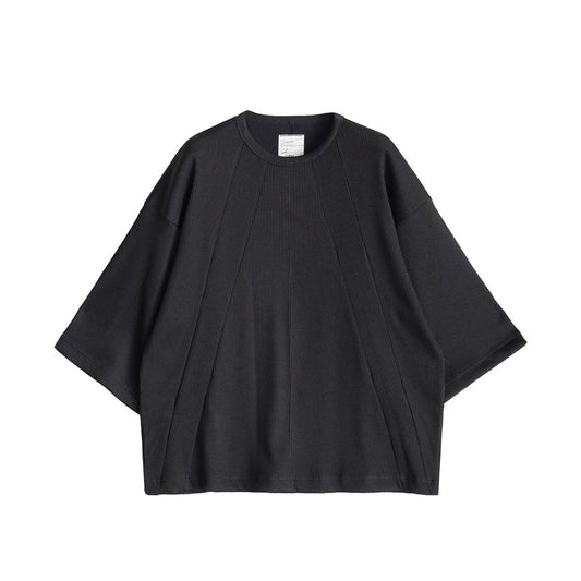 ポリエステル リブ ショート スリーブ ビッグ Tシャツ（3色）｜SHAREEF