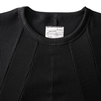 ポリエステル リブ ショート スリーブ ビッグ Tシャツ（3色）｜SHAREEF