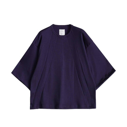 ポリエステル リブ ショート スリーブ ビッグ Tシャツ（3色）｜SHAREEF