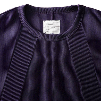 ポリエステル リブ ショート スリーブ ビッグ Tシャツ（3色）｜SHAREEF