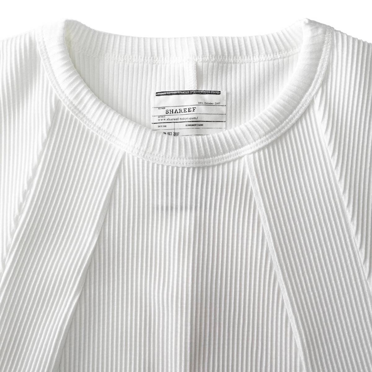 ポリエステル リブ ショート スリーブ ビッグ Tシャツ（3色）｜SHAREEF