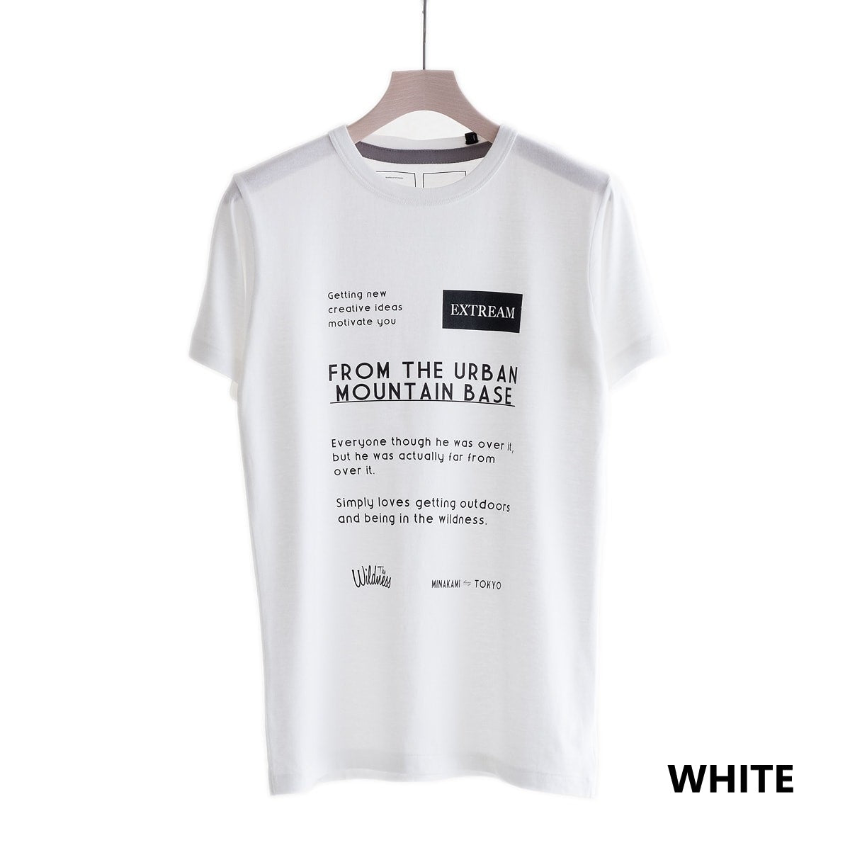 オリジナル Tシャツ フロム ザ アーバン マウンテン ベース（3色）｜mountain of moods