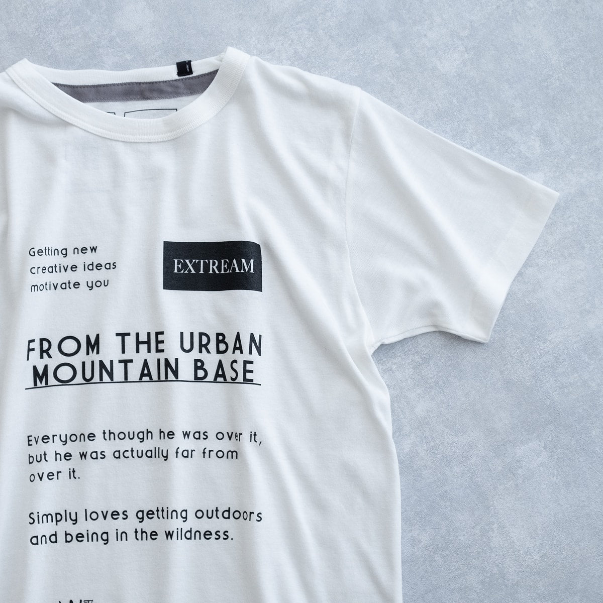 オリジナル Tシャツ フロム ザ アーバン マウンテン ベース（3色）｜mountain of moods