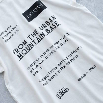 オリジナル Tシャツ フロム ザ アーバン マウンテン ベース（3色）｜mountain of moods