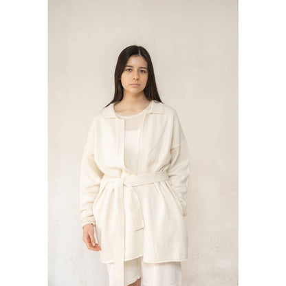 ウィメンズ レギュラー カラー ロング カーディガン ウール カシミヤ（2色）｜AKABA MILANO