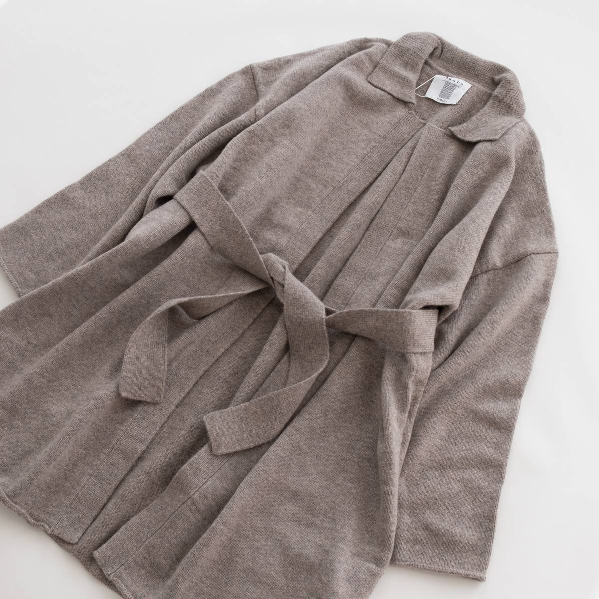ウィメンズ レギュラー カラー ロング カーディガン ウール カシミヤ（2色）｜AKABA MILANO