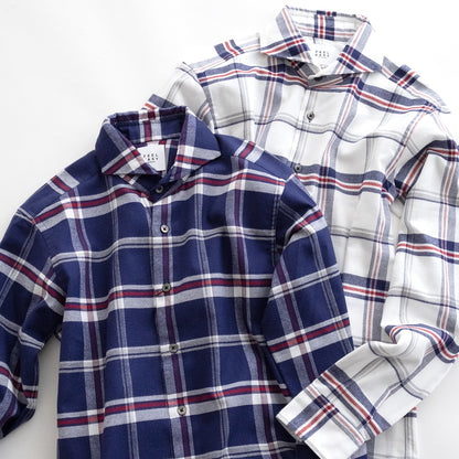 FEEL EASY ORIGINAL FLANNEL MADRAS CHECK SHIRT（2色）
