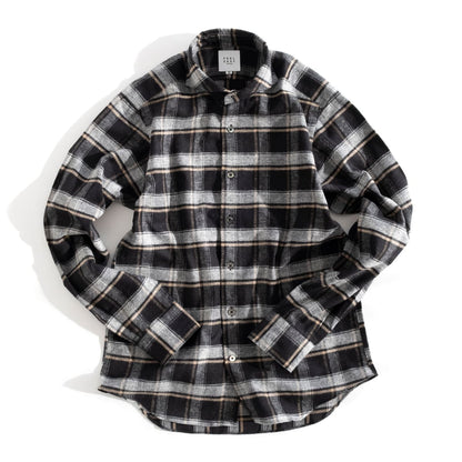 FEEL EASY ORIGINAL FLANNEL MONOTONE CHECK SHIRT