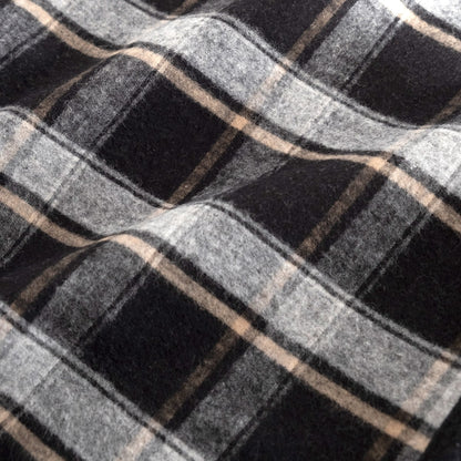 FEEL EASY ORIGINAL FLANNEL MONOTONE CHECK SHIRT