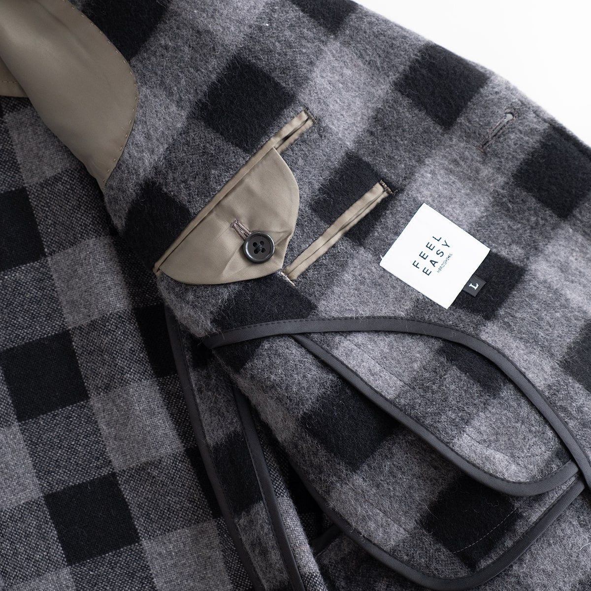 FEEL EASY ORIGINAL BLOCK CHECK JACKET