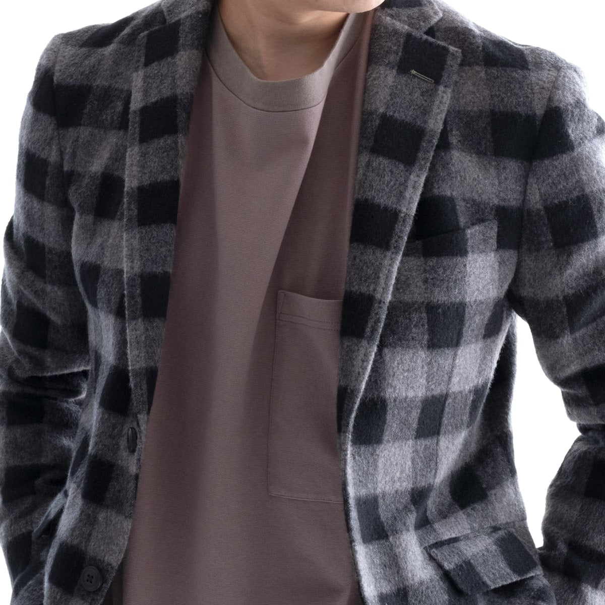 FEEL EASY ORIGINAL BLOCK CHECK JACKET