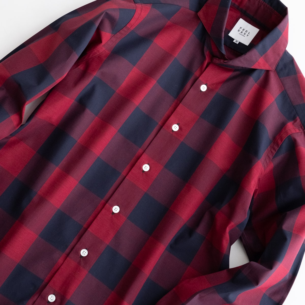 FEEL EASY ORIGINAL BIG BLOCK CHECK SHIRT
