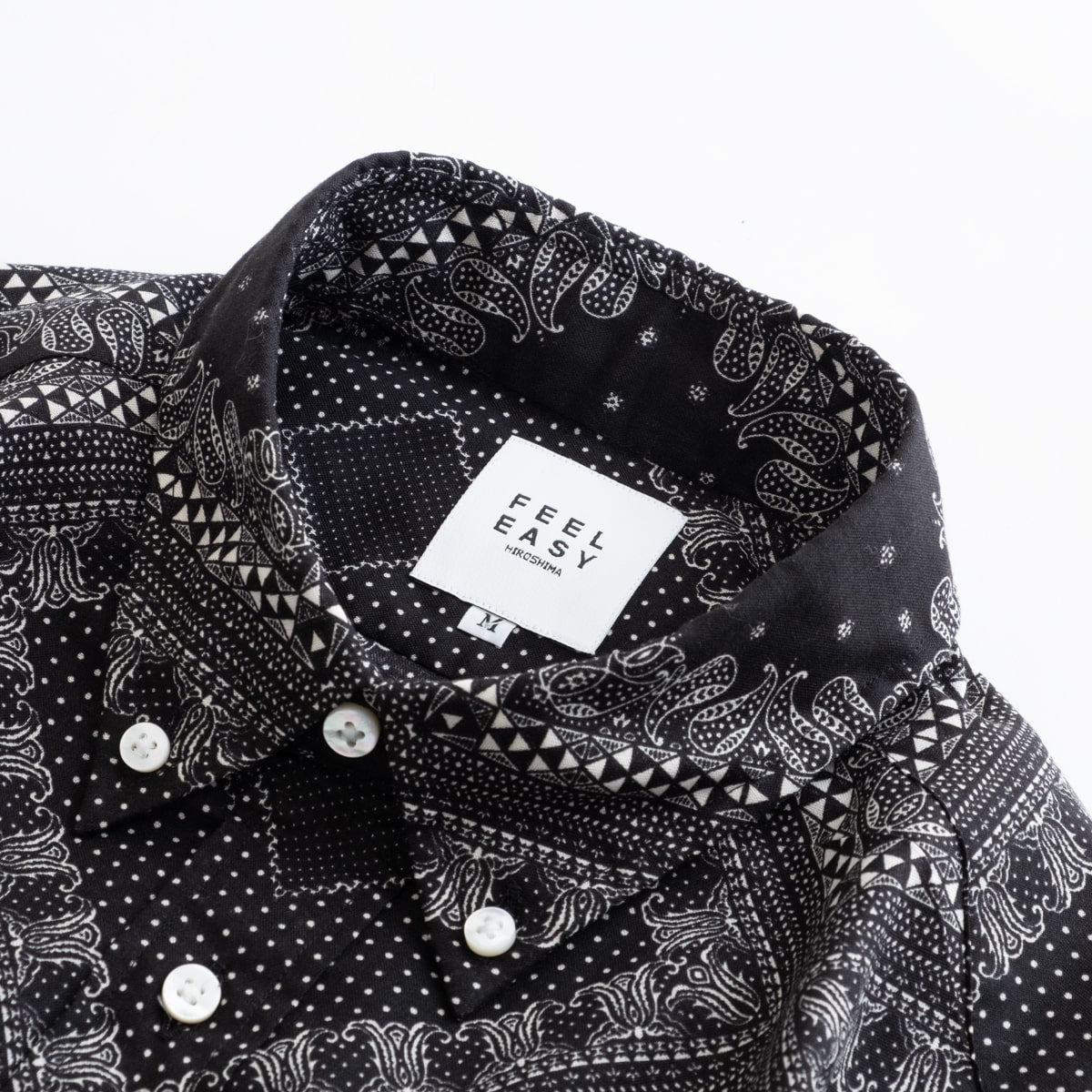 FEEL EASY ORIGINAL BANDANA BUTTONDOWN SHIRT