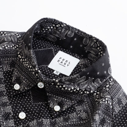 FEEL EASY ORIGINAL BANDANA BUTTONDOWN SHIRT