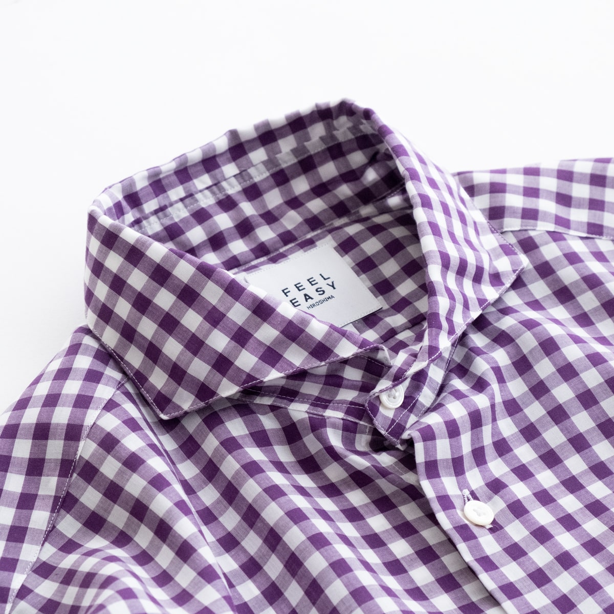 FEEL EASY ORIGINAL TENCEL GINGHAM CHECK SHIRT